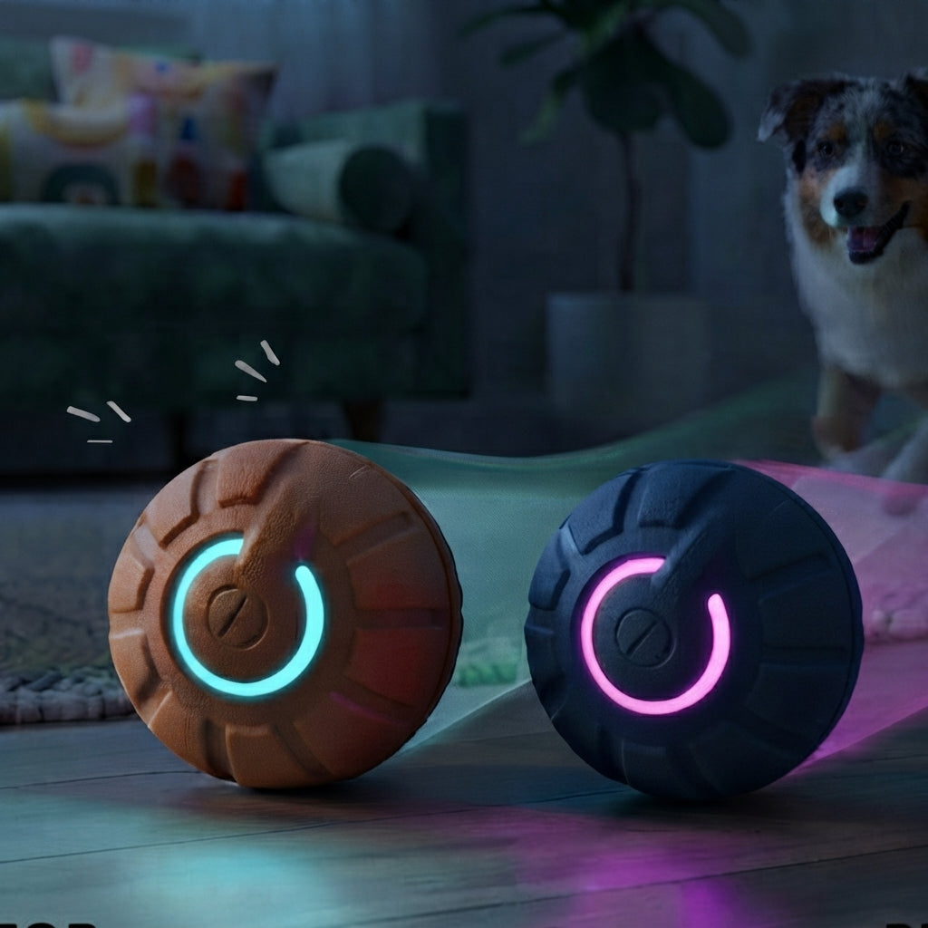 Interactive Dog Toy Ball-Automatic Moving Ball for Dogs & Cats