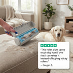 Pet Hair Remover Roller for Dogs & Cats, Self-Cleaning Fur Remover