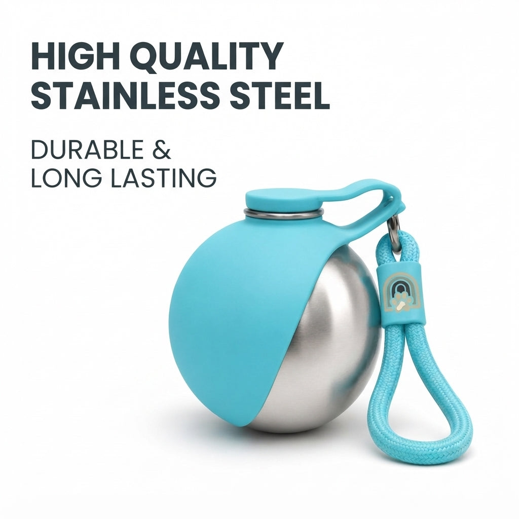 Portable Stainless Steel Dog Water Bottle