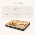 Extra Thick Orthopedic Washable Dog Bed - Calming Plush Mattress for Large Dogs