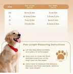 4 Pack Waterproof Silicone Dog Shoes - Rain, Dirt & Slip Resistant Boots
