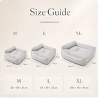 Large Orthopedic Pet Bed for Dogs & Cat - Washable Quilted Cushion Pad