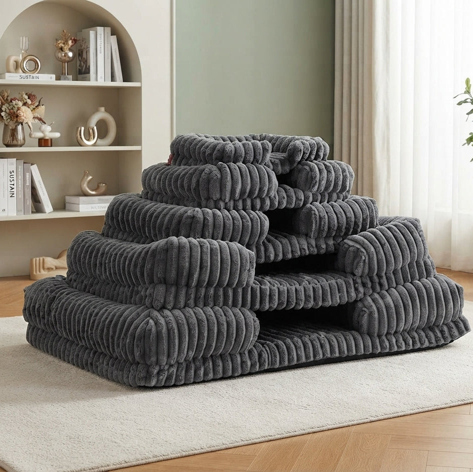 Large Orthopedic Memory Foam Pet Bed – Washable Supportive Sofa Bed for Dogs