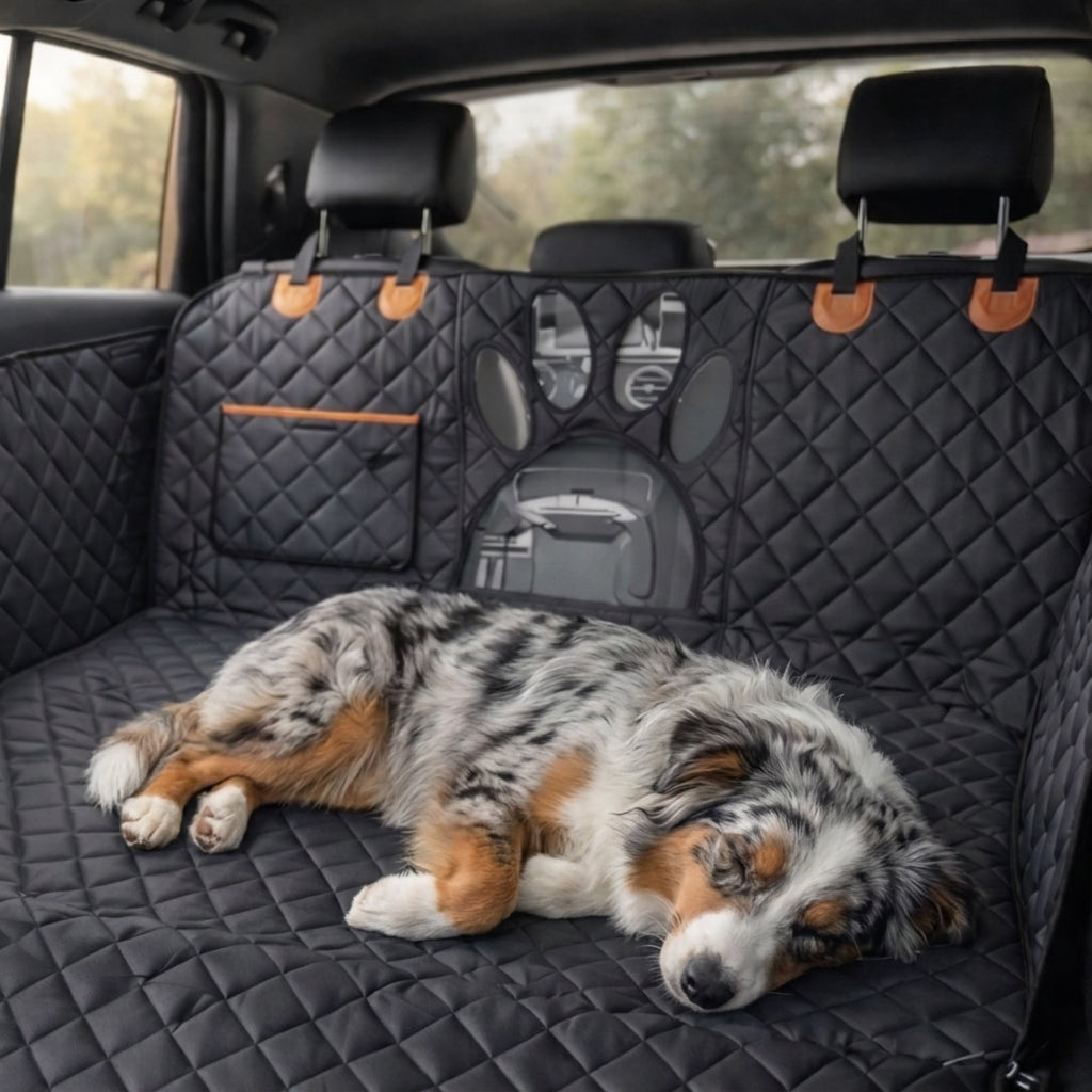 Waterproof Dog Car Seat Cover -Non Slip Quilted Pet Travel Hammock