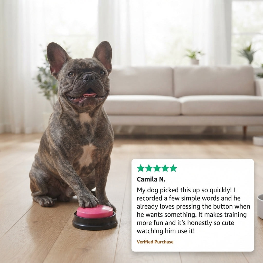 Dog Talking Buttons Voice Recording Pet Communication Training Buzzers