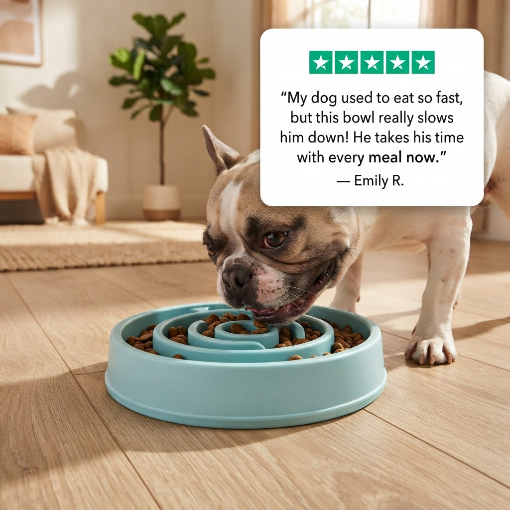 Slow Feeder Dog Bowl