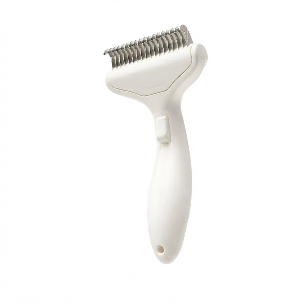 Stainless Steel Dog Hair Removal Brush - Pet Grooming & Dematting Comb