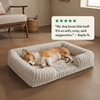 Large Orthopedic Memory Foam Pet Bed – Washable Supportive Sofa Bed for Dogs