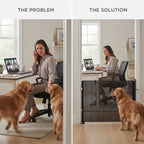 Retractable Pet Safety Gate - Indoor Dog & Cat Stair Barrier